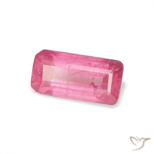 Rubí Rosado intenso natural de 1.62 ct, Corte Octágono / Esmeralda, VS-SI