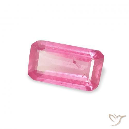 Rubí Medium Dark-Pink natural de 1.19 ct, Corte Octágono / Esmeralda, VS-SI