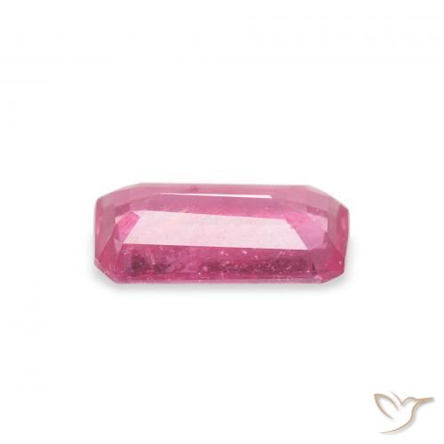 Rubí Medium Dark-Pink natural de 1.19 ct, Corte Octágono / Esmeralda, VS-SI
