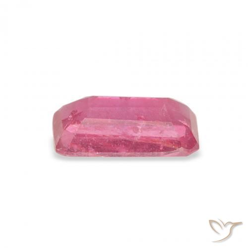 Rubí Rojo ponche de frutas natural de 1.64 ct, Corte Octágono / Esmeralda, VS-SI