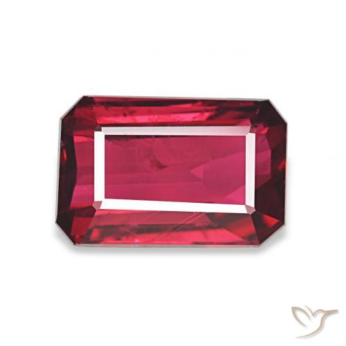 1.97ct Rojo medio Rubí, corte esmeralda, VS
