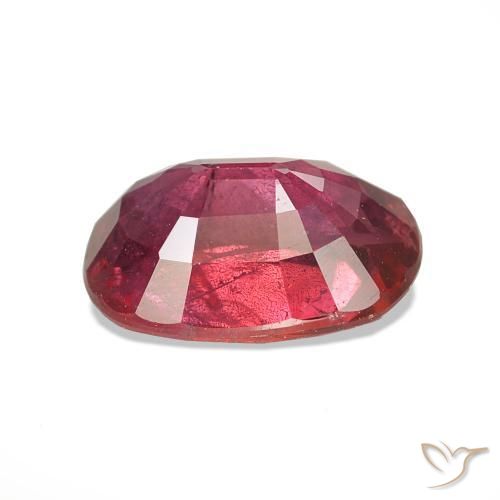 Rubí Medium Dark-Red natural de 1.37 ct, Forma Cojín, VS-SI