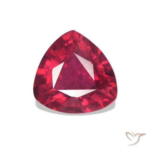 Rubí Medium Dark-Red natural de 1.48 ct, Trillón, VS