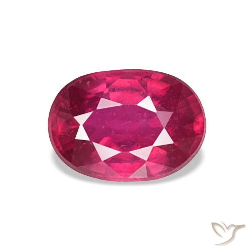 1.17ct Rojo rosado Rubí Piedras Preciosas, Ovalada, VVS-VS