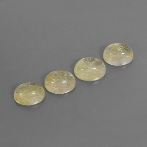 Gemas de cuarzo rutilado amarillo natural de  ct, transparente, transparente / translúcido