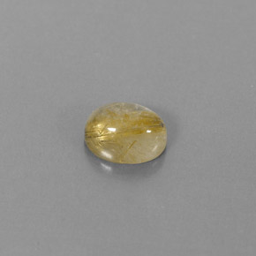 Cuarzo rutilado amarillo natural de 1,73 ct, transparente, transparente / translúcido
