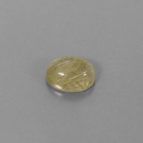 Cuarzo rutilado amarillo natural de 1,82 ct, transparente, transparente / translúcido