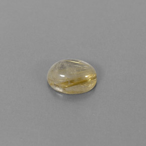 Cuarzo rutilado amarillo natural de 1,61 ct, transparente, transparente / translúcido