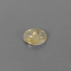 Cuarzo rutilado amarillo natural de 1,61 ct, transparente, transparente / translúcido