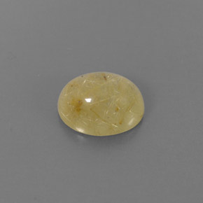 Cuarzo rutilado amarillo natural de 1,45 ct, transparente, transparente / translúcido