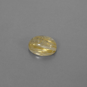 Cuarzo rutilado amarillo natural de 1,67 ct, transparente, transparente / translúcido