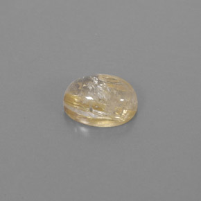 Cuarzo rutilado amarillo natural de 1,63 ct, transparente, transparente / translúcido
