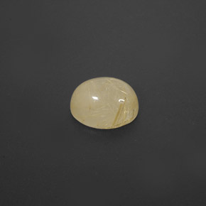 Cuarzo rutilado amarillo natural de 1,63 ct, transparente, transparente / translúcido