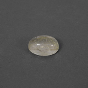 Cuarzo rutilado amarillo natural de 1,35 ct, transparente, transparente / translúcido
