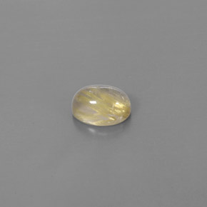 Cuarzo rutilado amarillo natural de 1,45 ct, transparente, transparente / translúcido
