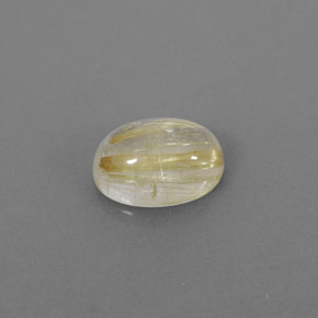 Cuarzo rutilado amarillo natural de 1,54 ct, transparente, transparente / translúcido