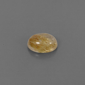 Cuarzo rutilado amarillo natural de 1,48 ct, transparente, transparente / translúcido