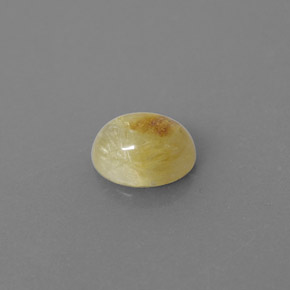 Cuarzo rutilado amarillo natural de 1,46 ct, transparente, transparente / translúcido