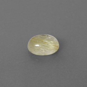 Cuarzo rutilado amarillo natural de 1,40 ct, transparente, transparente / translúcido