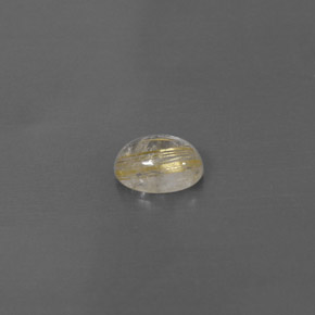 Cuarzo rutilado amarillo natural de 1,33 ct, transparente, transparente / translúcido
