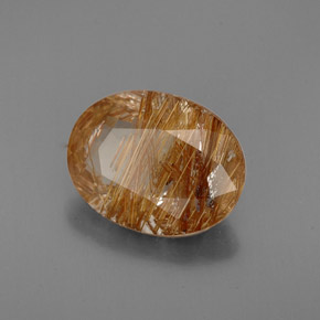 Cuarzo rutilado amarillo natural de 4,93 ct, transparente, transparente / translúcido