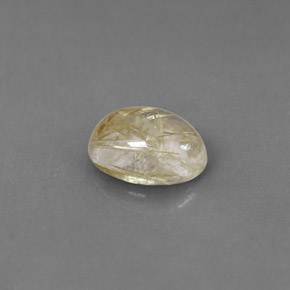 Cuarzo rutilado amarillo natural de 1,24 ct, transparente, transparente / translúcido