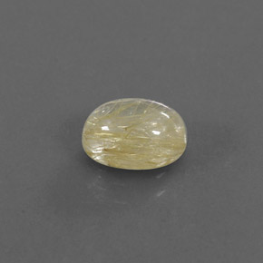 Cuarzo rutilado amarillo natural de 1,51 ct, transparente, transparente / translúcido