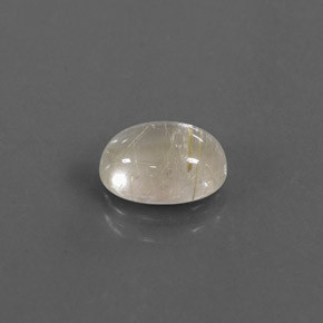Cuarzo rutilado amarillo natural de 1,40 ct, transparente, transparente / translúcido
