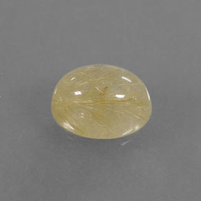 Cuarzo rutilado amarillo natural de 1,60 ct, transparente, transparente / translúcido