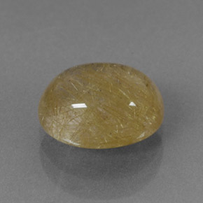 Cuarzo rutilado amarillo natural de 2,10 ct, transparente, transparente / translúcido