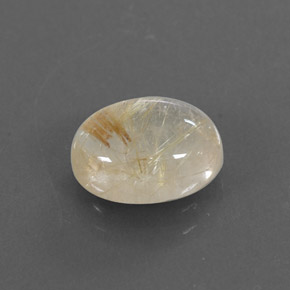 Cuarzo rutilado amarillo natural de 1,97 ct, transparente, transparente / translúcido