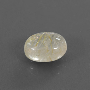 Cuarzo rutilado amarillo natural de 1,61 ct, transparente, transparente / translúcido