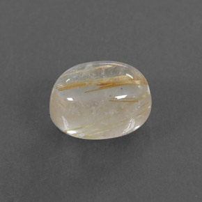 Cuarzo rutilado amarillo natural de 2,09 ct, transparente, transparente / translúcido