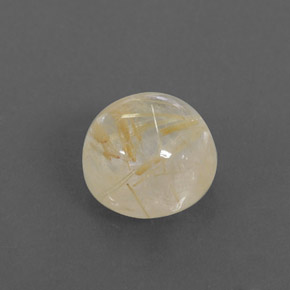 Cuarzo rutilado amarillo natural de 2,59 ct, transparente, transparente / translúcido