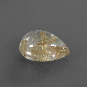 Cuarzo rutilado amarillo natural de 4,02 ct, transparente, transparente / translúcido
