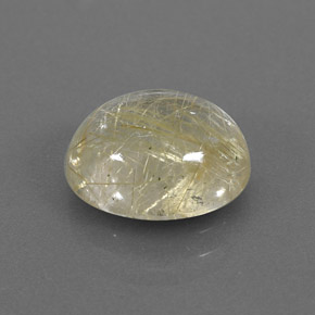 Cuarzo rutilado amarillo natural de 3,92 ct, transparente, transparente / translúcido