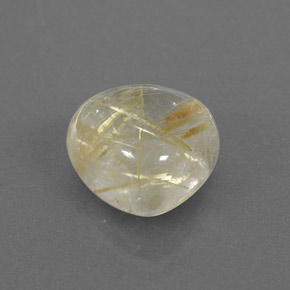 Cuarzo rutilado amarillo natural de 3,69 ct, transparente, transparente / translúcido