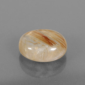 Cuarzo rutilado amarillo natural de 4,22 ct, transparente, transparente / translúcido