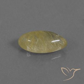 Cuarzo rutilo Amarillo claro natural de 3.58 ct, Marquesa, Transparente