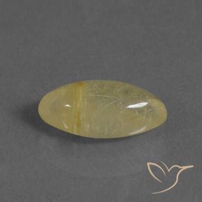 Cuarzo rutilo Amarillo toscana natural de 3.35 ct, Marquesa, Transparente