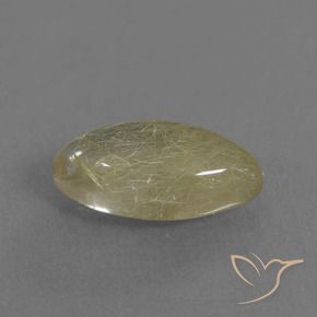 Cuarzo rutilo Amarillo cálido natural de 2.35 ct, Marquesa, Transparente