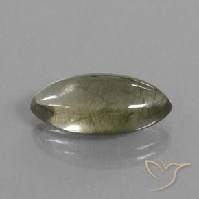 Cuarzo rutilo Claro con inclusiones natural de 7.80 ct, Marquesa, Transparente