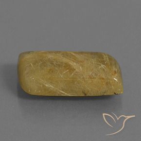Cuarzo rutilo Amarillo dijón natural de 9.81 ct, Elegante, Opaco