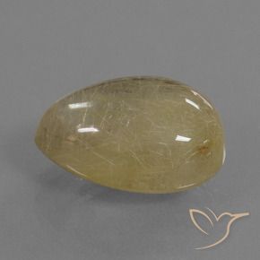 Cuarzo rutilo Amarillo dijón claro natural de 14.00 ct, Elegante, Transparente