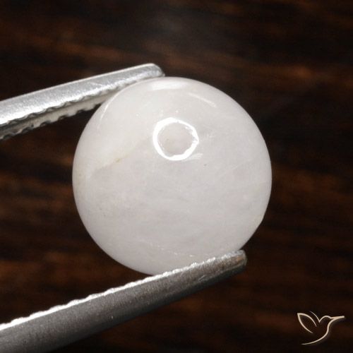 4.05ct Natural Blanco grisáceo Cuarzo rutilo, Esfera / Bola, Translúcido