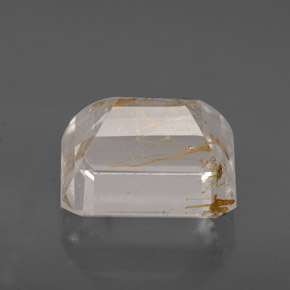 Topacio rutilo Dorado natural de 4.79 ct, Transparente, Transparente / Translúcido