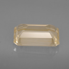 Topacio rutilo Dorado natural de 6.19 ct, Transparente, Transparente / Translúcido