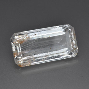 Topacio rutilado amarillo natural de 39,04 ct, transparente, transparente / translúcido