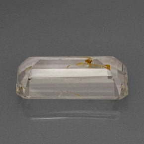 Topacio rutilado amarillo natural de 22,78 ct, transparente, transparente / translúcido
