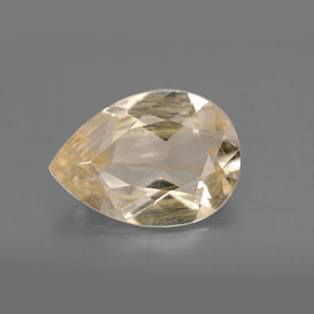Topacio rutilado amarillo natural de 4,62 ct, transparente, transparente / translúcido